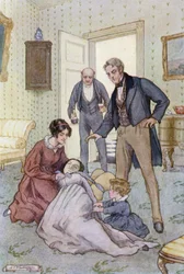 Illustration pour Wives and Daughters de Mrs Gaskell